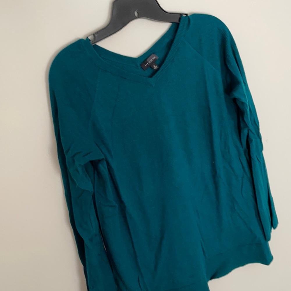 The Limited Teal Vneck Sweater